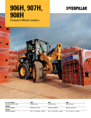 Cargadoras de ruedas Caterpillar 907H