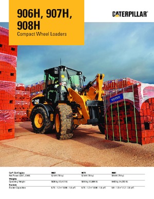 Cargadoras de ruedas Caterpillar 907 H