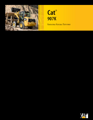 Cargadoras de ruedas Caterpillar 907K