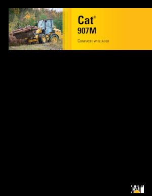 Cargadoras de ruedas Caterpillar 907M