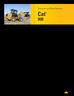 Cargadoras de ruedas Caterpillar 908