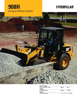 Cargadoras de ruedas Caterpillar 908H