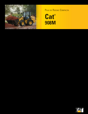 Cargadoras de ruedas Caterpillar 908M
