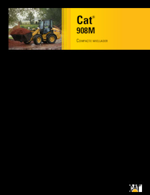 Cargadoras de ruedas Caterpillar 908M