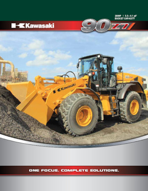 Cargadoras de ruedas Kawasaki 90Z 7