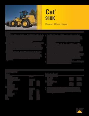 Cargadoras de ruedas Caterpillar 910K