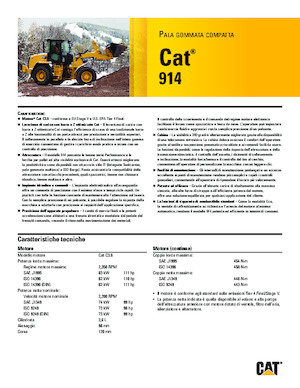 Cargadoras de ruedas Caterpillar 914