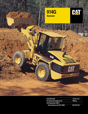 Cargadoras de ruedas Caterpillar 914 G