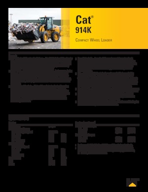 Cargadoras de ruedas Caterpillar 914K