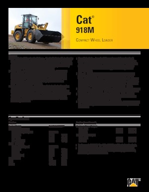 Cargadoras de ruedas Caterpillar 918M