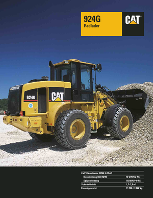 Cargadoras de ruedas Caterpillar 924 G HL