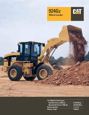 Cargadoras de ruedas Caterpillar 924 Gz