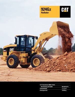 Cargadoras de ruedas Caterpillar 924 Gz