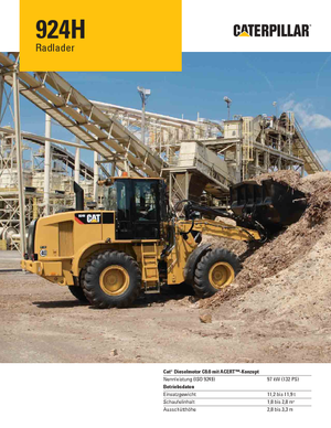 Cargadoras de ruedas Caterpillar 924H HL