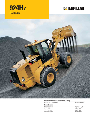 Cargadoras de ruedas Caterpillar 924Hz