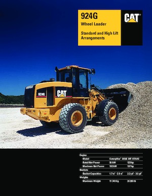 Cargadoras de ruedas Caterpillar 924G