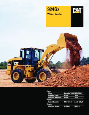 Cargadoras de ruedas Caterpillar 924GZ