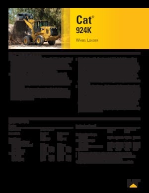 Cargadoras de ruedas Caterpillar 924K