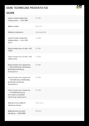 Cargadoras de ruedas Caterpillar 926