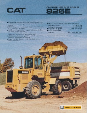 Cargadoras de ruedas Caterpillar 926E