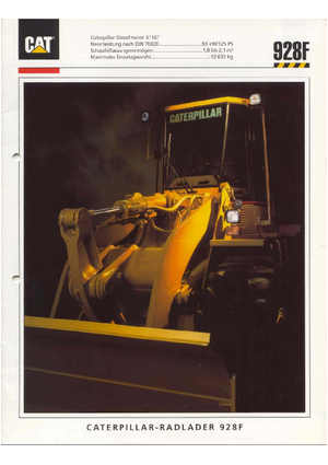 Cargadoras de ruedas Caterpillar 928 F