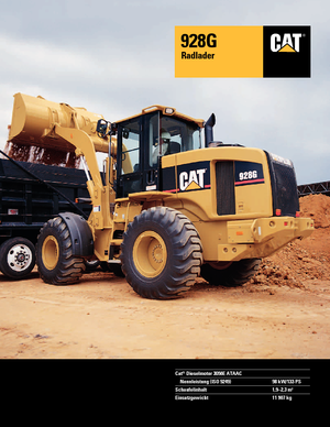 Cargadoras de ruedas Caterpillar 928 G