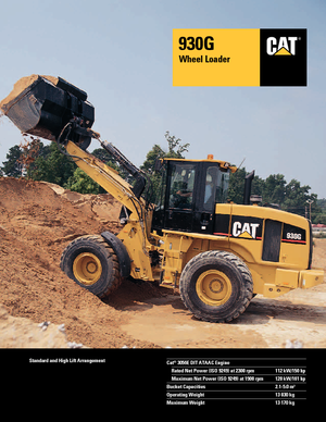 Cargadoras de ruedas Caterpillar 930 G