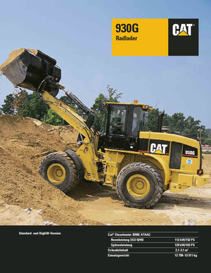 Cargadoras de ruedas Caterpillar 930 G