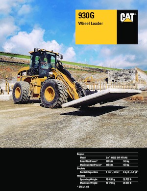 Cargadoras de ruedas Caterpillar 930G