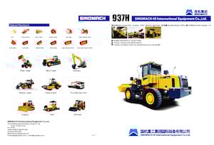 Cargadoras de ruedas Sinomach 937H