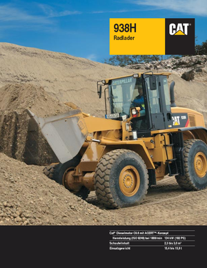 Cargadoras de ruedas Caterpillar 938H