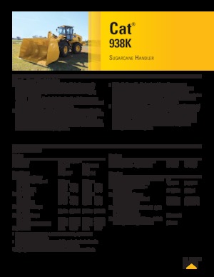 Cargadoras de ruedas Caterpillar 938K