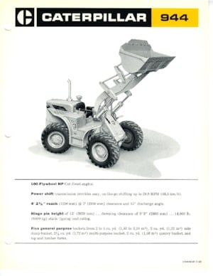 Cargadoras de ruedas Caterpillar 944