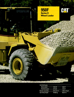 Cargadoras de ruedas Caterpillar 950 F II-StVZO