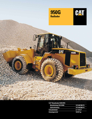Cargadoras de ruedas Caterpillar 950 G