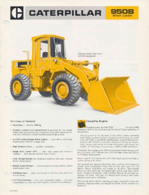 Cargadoras de ruedas Caterpillar 950B