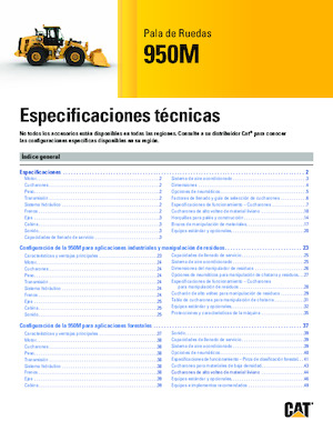 Cargadoras de ruedas Caterpillar 950M