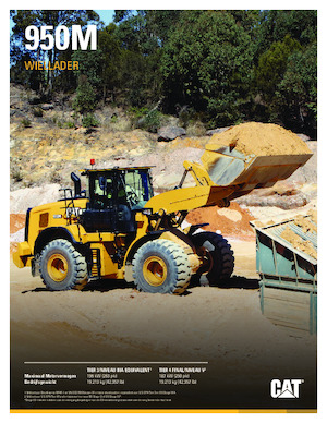 Cargadoras de ruedas Caterpillar 950M