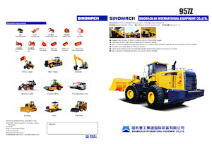 Cargadoras de ruedas Sinomach 957Z