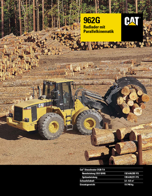 Cargadoras de ruedas Caterpillar 962 G
