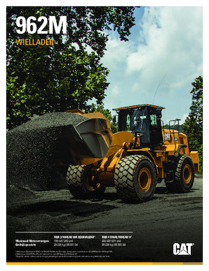 Cargadoras de ruedas Caterpillar 962M