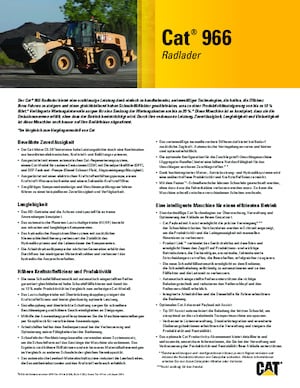 Cargadoras de ruedas Caterpillar 966
