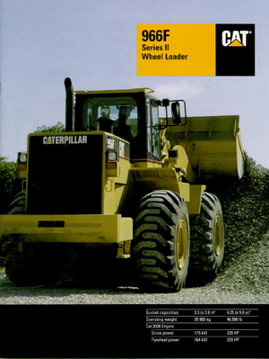 Cargadoras de ruedas Caterpillar 966 F II-StVZO