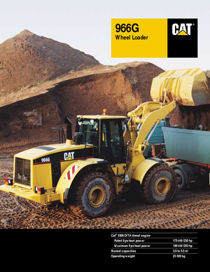 Cargadoras de ruedas Caterpillar 966 G