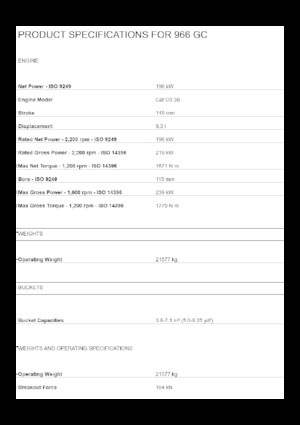 Cargadoras de ruedas Caterpillar 966 GC
