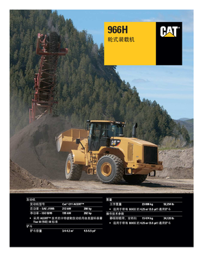 Cargadoras de ruedas Caterpillar 966H