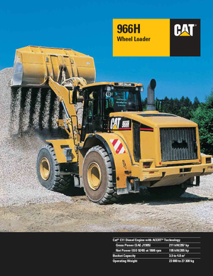Cargadoras de ruedas Caterpillar 966H