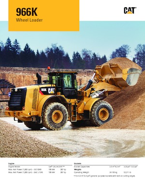 Cargadoras de ruedas Caterpillar 966K
