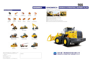 Cargadoras de ruedas Sinomach 966