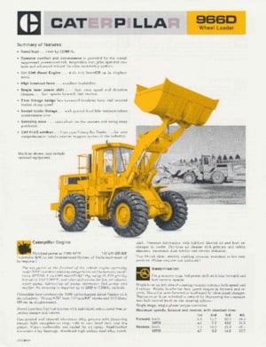 Cargadoras de ruedas Caterpillar 966D